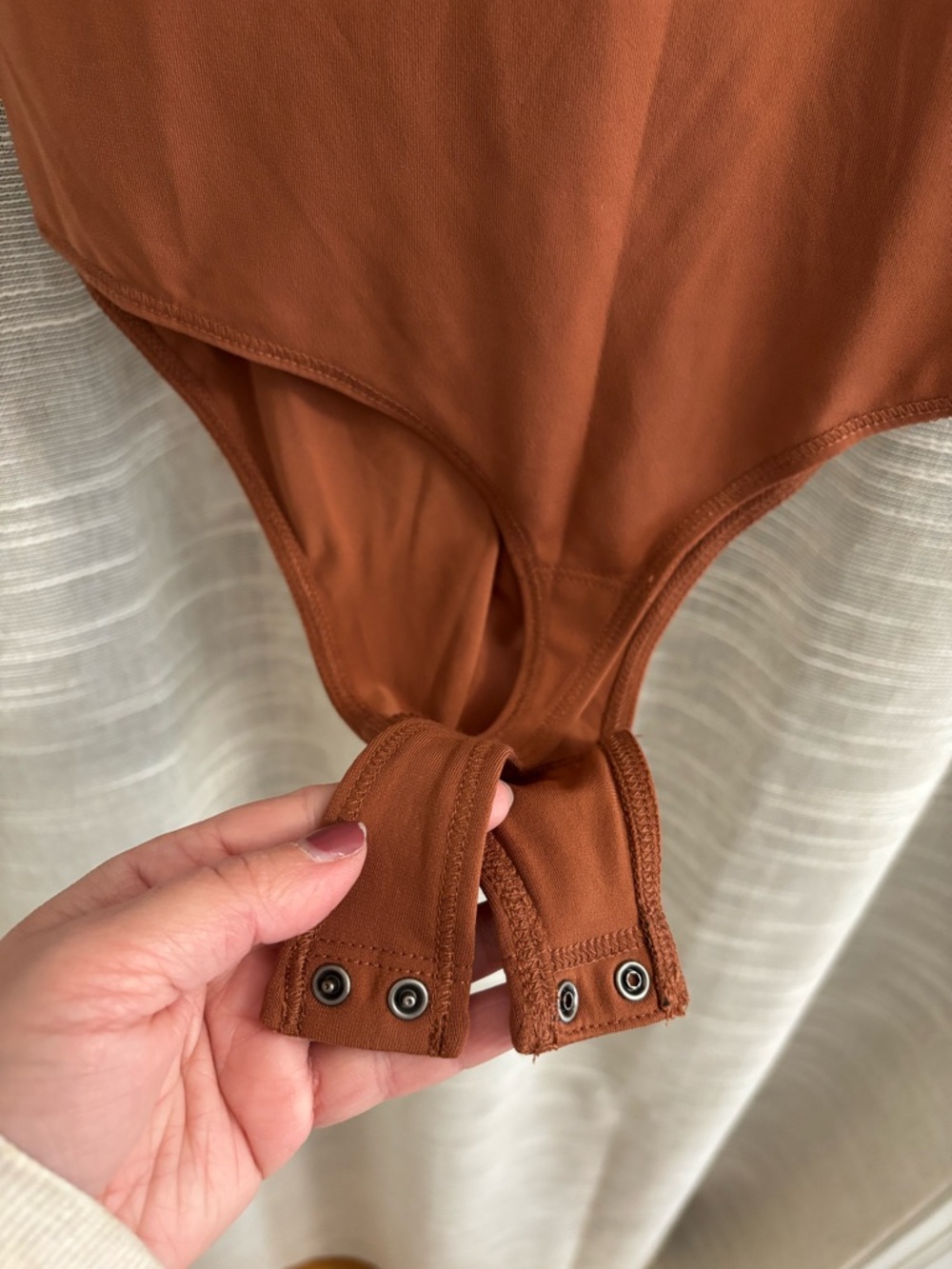 Abercrombie & Fitch Rust-Brown Bodysuit - Picture 4 of 4